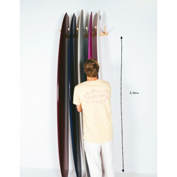 PUKAS SURFBOARD RACK IN LEGNO