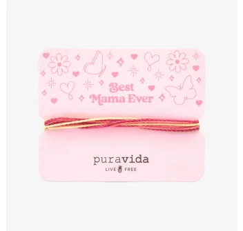 PURA VIDA CARD BRACCIALETTO BEST MAMA EVER