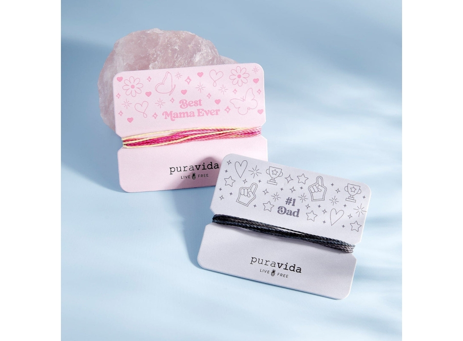 PURA VIDA CARD GIFTING ORIGINAL BRACCIALETTO HAPPY BIRTHDAY 