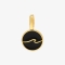 PURA VIDA CIONDOLO HARPER ENAMEL WAVE CHARM GOLD