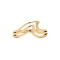 PURA VIDA SURFRIDER TRIPLE WAVE ANELLO GOLD
