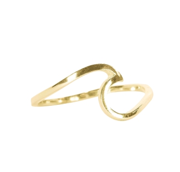 PURA VIDA WAVE ANELLO GOLD
