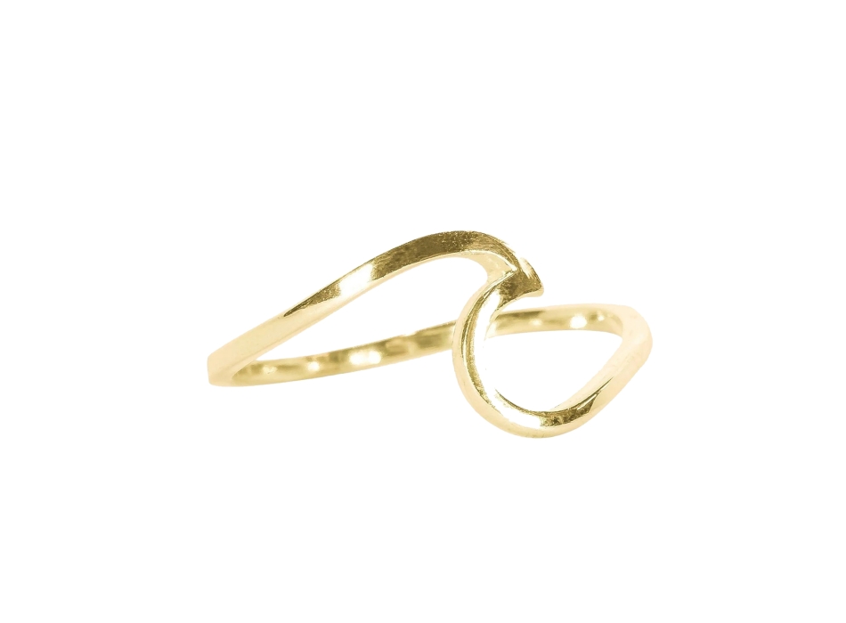 PURA VIDA WAVE ANELLO GOLD