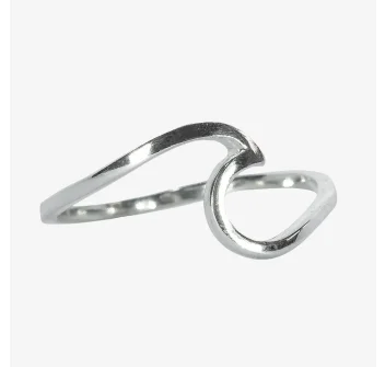 PURA VIDA WAVE ANELLO SILVER