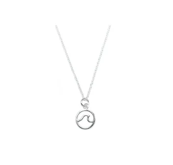 PURA VIDA WAVE COLLANA SILVER