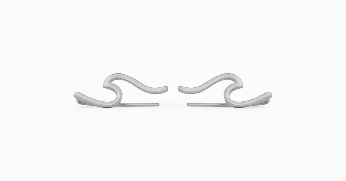 Orecchini A Cerchio A Onda In Argento 925 Con Opale Bianco E Zirconi, Gioielli Significativi Per Donna, Regalo Idea