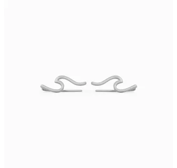 PURA VIDA WAVE ORECCHINI SILVER