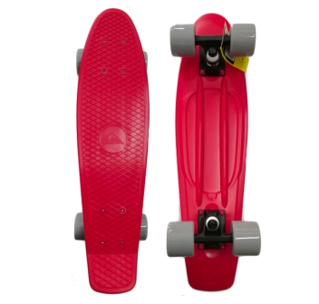 QUIKSILVER 22.5" ORIGINAL MINI CRUISER SKATEBOARD RED EARTH