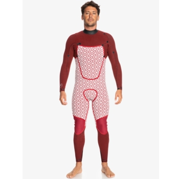 QUIKSILVER 4/3 MARATHON CHEST ZIP MUTA INTERA BLACK