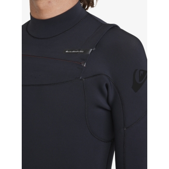 QUIKSILVER 5/4/3 EVERYDAY SESSIONS CHEST ZIP MUTA CON CAPPUCCIO E PRIMALOFT