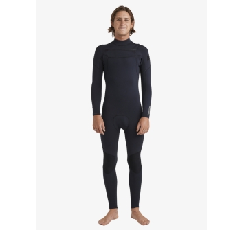 QUIKSILVER 5/4/3 EVERYDAY SESSIONS CHEST ZIP MUTA CON CAPPUCCIO E PRIMALOFT
