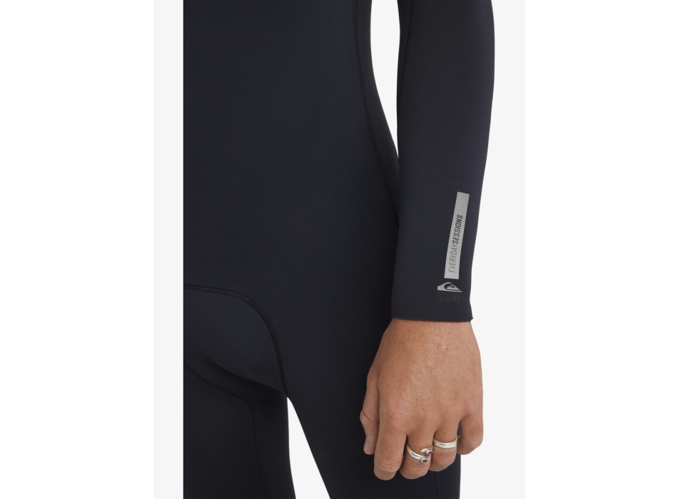 QUIKSILVER 5/4/3 EVERYDAY SESSIONS CHEST ZIP MUTA CON CAPPUCCIO E PRIMALOFT
