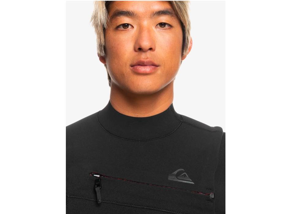 QUIKSILVER 5/4/3 HIGHLINE CHEST ZIP MUTA INTERA BLACK