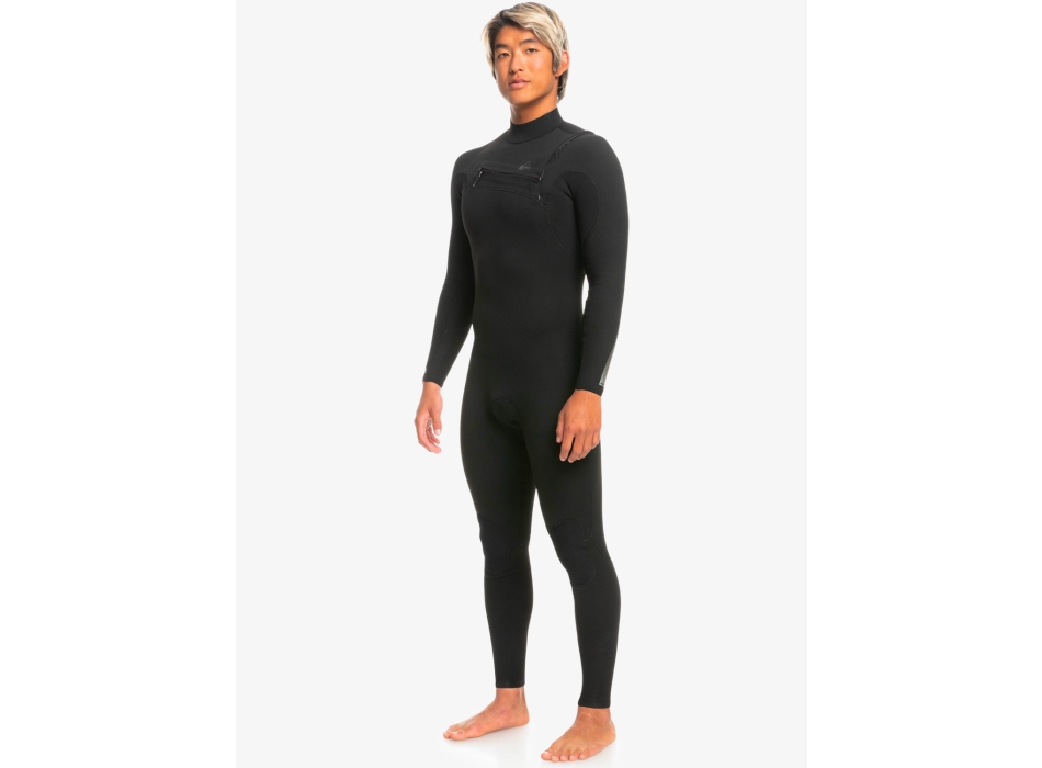 QUIKSILVER 5/4/3 HIGHLINE CHEST ZIP MUTA INTERA BLACK