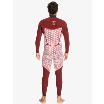 QUIKSILVER 5/4/3 MARATHON SESSIONS CHEST ZIP MUTA CON CAPPUCCIO