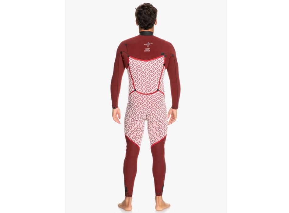 QUIKSILVER 5/4/3 MARATHON SESSIONS CHEST ZIP MUTA INTERA BLACK