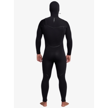 QUIKSILVER 5/4 MARATHON SESSIONS CHEST ZIP MUTA CON CAPPUCCIO