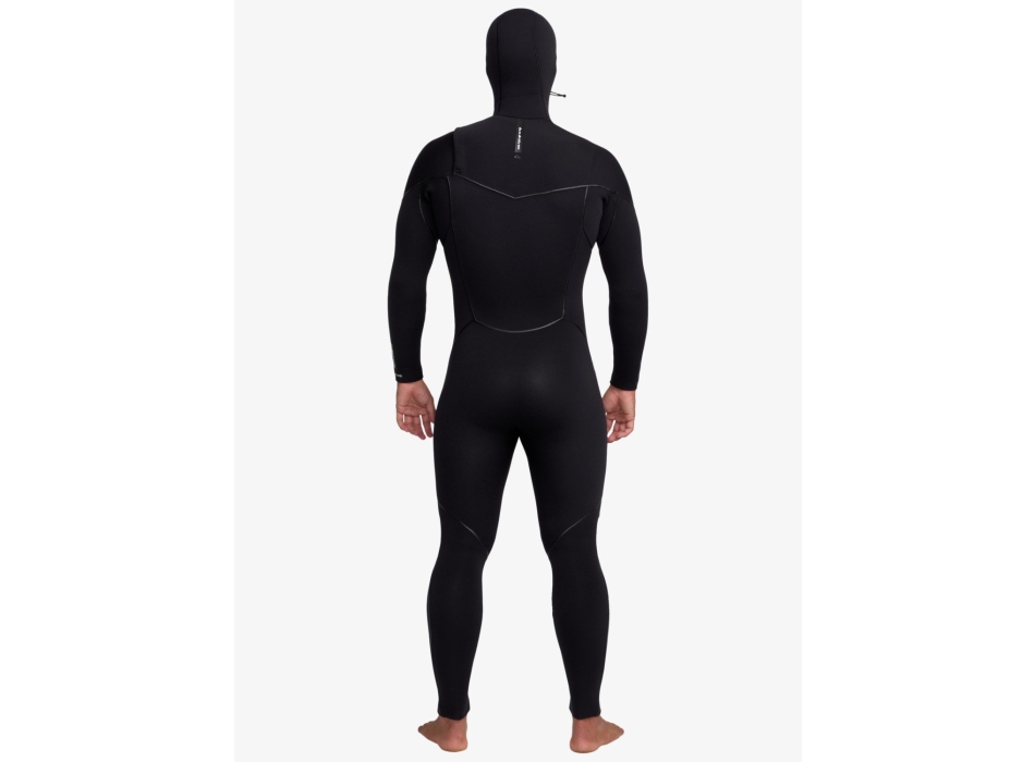 QUIKSILVER 5/4 MARATHON SESSIONS CHEST ZIP MUTA CON CAPPUCCIO