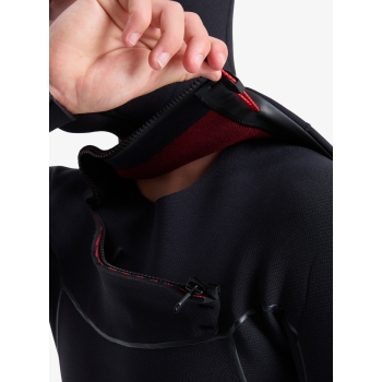 QUIKSILVER 5/4 MARATHON SESSIONS CHEST ZIP MUTA CON CAPPUCCIO