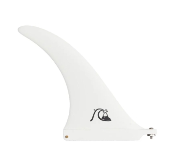 QUIKSILVER 8" PINNA LONGBOARD SINGLE FIN HAZE WHITE