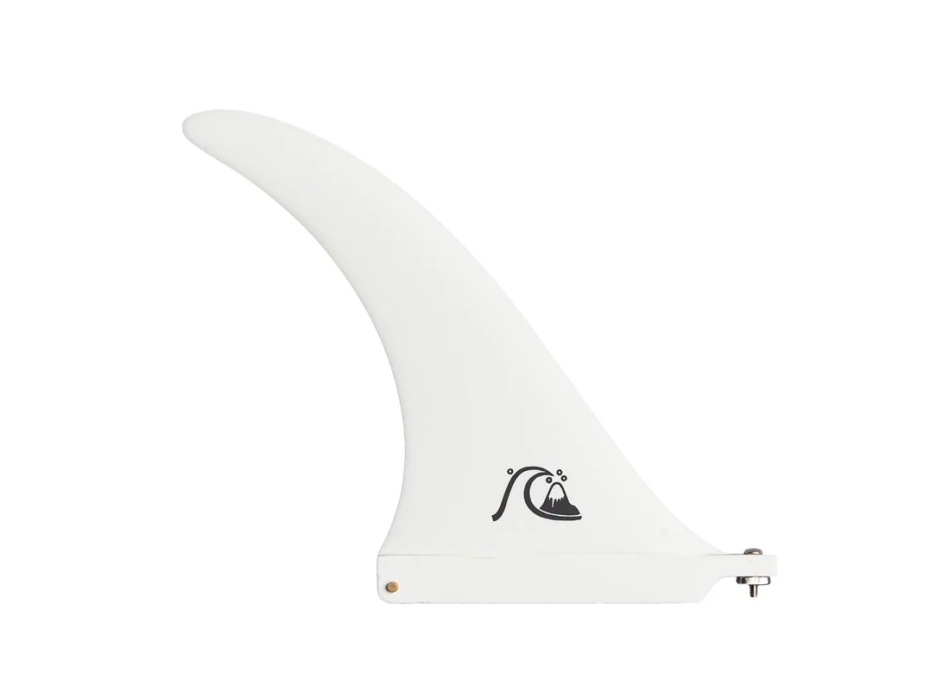 QUIKSILVER 8" PINNA LONGBOARD SINGLE FIN HAZE WHITE