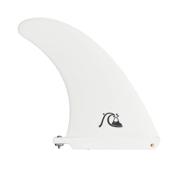 QUIKSILVER 8" PINNA LONGBOARD SINGLE FIN WHITE