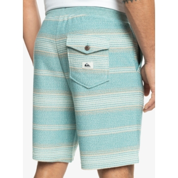 QUIKSILVER BERMUDA IN FELPA SHORTS GREAT OTWAY BRITTANY BLUE OTWAY STRIPE