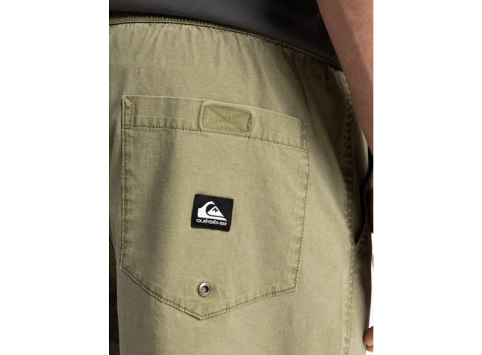 QUIKSILVER BERMUDA TAXER 18" ELASTICIZZATI ALOE