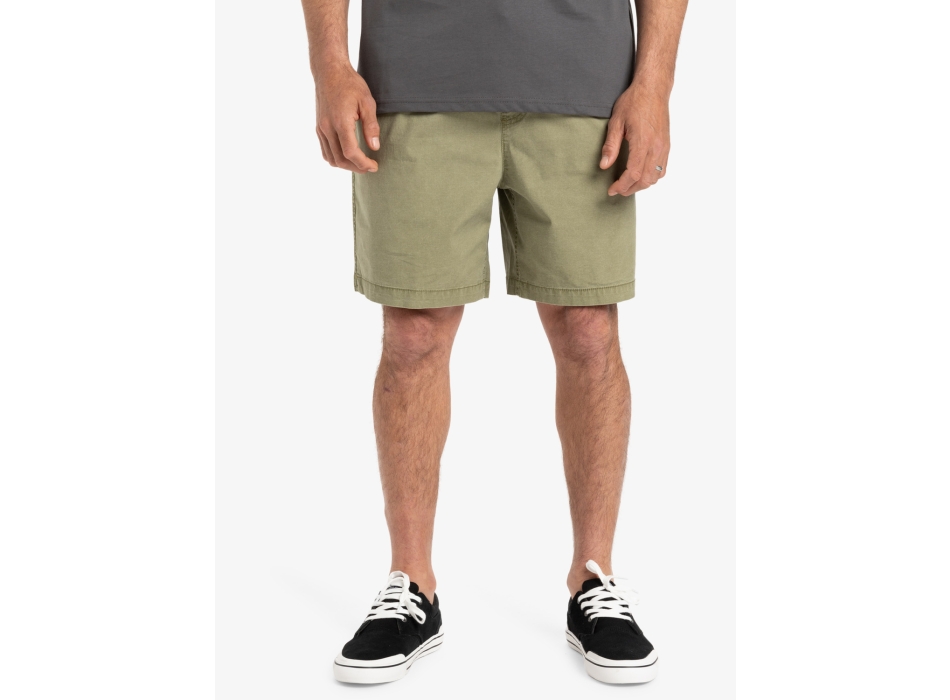 QUIKSILVER BERMUDA TAXER 18" ELASTICIZZATI ALOE