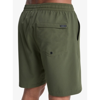 QUIKSILVER BERMUDA TAXER AMPHIBIAN 18" ELASTICIZZATI GRAPE LEAF