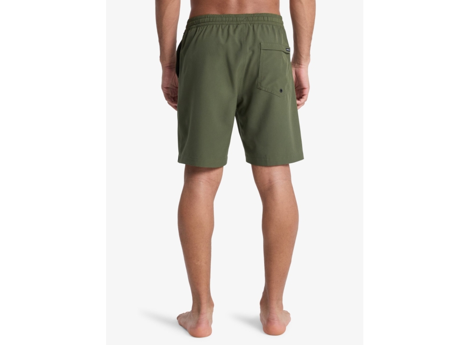 QUIKSILVER BERMUDA TAXER AMPHIBIAN 18" ELASTICIZZATI GRAPE LEAF