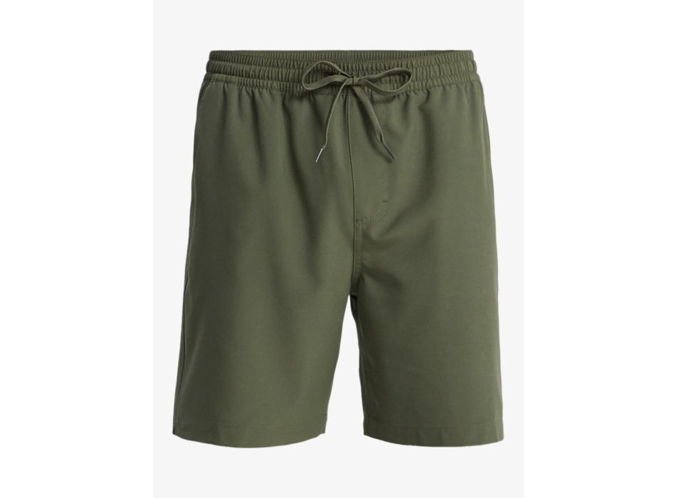 QUIKSILVER BERMUDA TAXER AMPHIBIAN 18" ELASTICIZZATI GRAPE LEAF