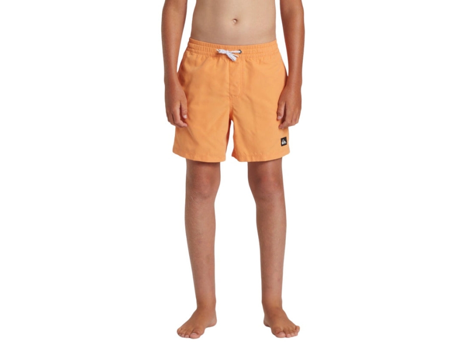 QUIKSILVER BOARDSHORT SOLID VOLLEY 15" TANGERINE
