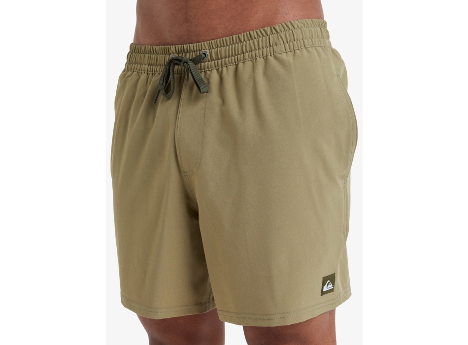 QUIKSILVER BOARDSHORT SURFSILK SOLID VOLLEY 16" ALOE