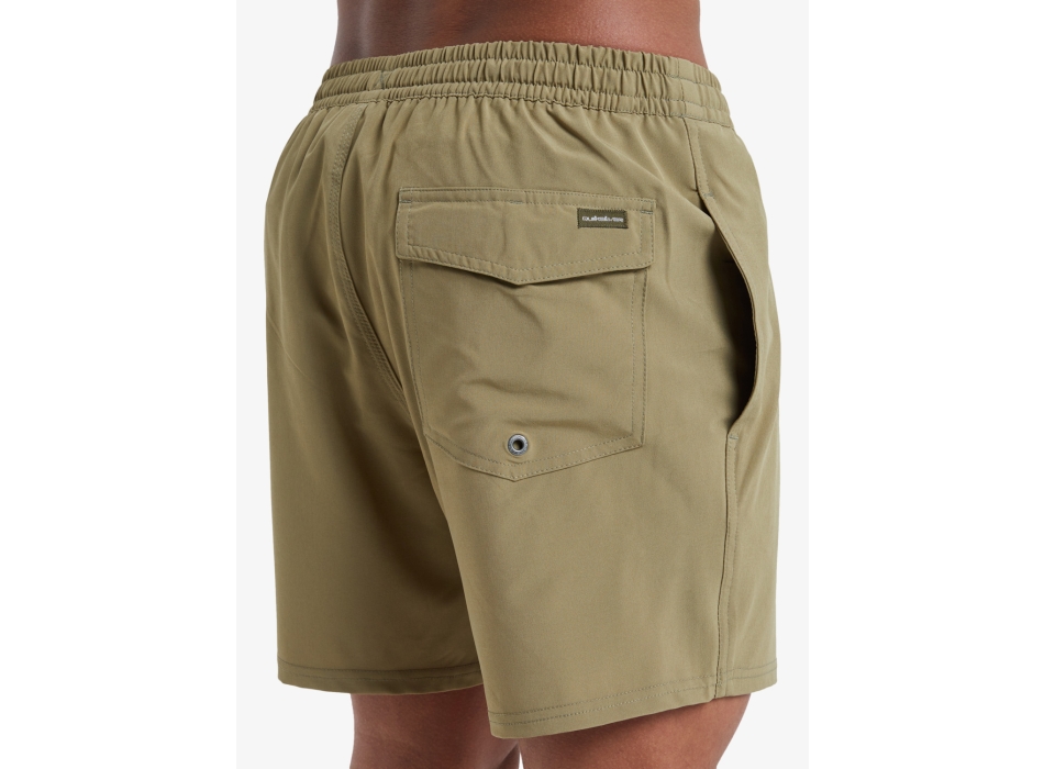 QUIKSILVER BOARDSHORT SURFSILK SOLID VOLLEY 16" ALOE