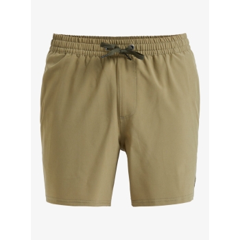 QUIKSILVER BOARDSHORT SURFSILK SOLID VOLLEY 16" ALOE