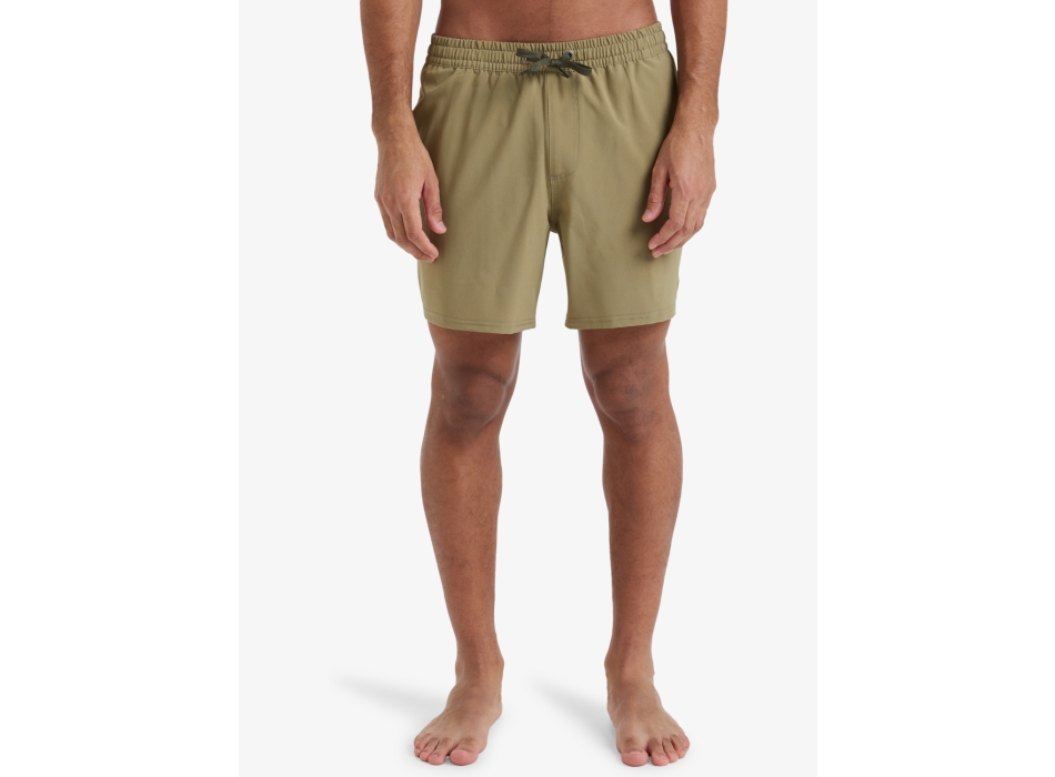 QUIKSILVER BOARDSHORT SURFSILK SOLID VOLLEY 16" ALOE