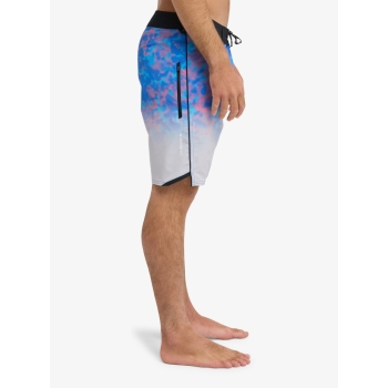 QUIKSILVER BOARDSHORTS HIGHLINE PRINTED 20" NEBULAS BLUE FADE REFLECTION