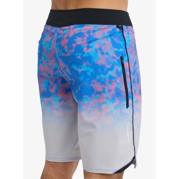 QUIKSILVER BOARDSHORTS HIGHLINE PRINTED 20" NEBULAS BLUE FADE REFLECTION