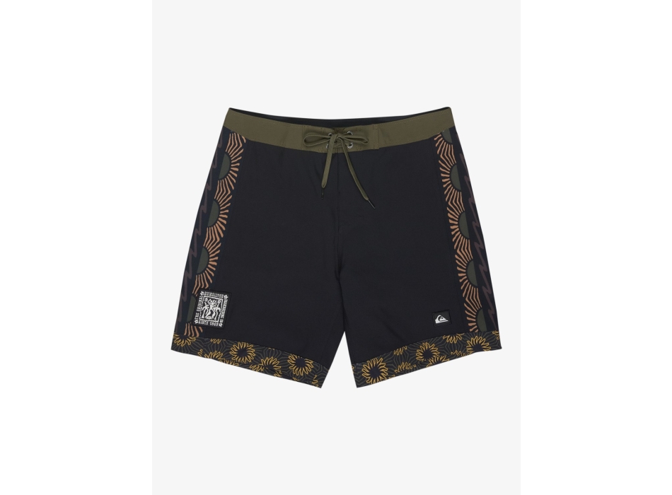QUIKSILVER BOARDSHORTS SURFSILK NOMAD 18" BLACK