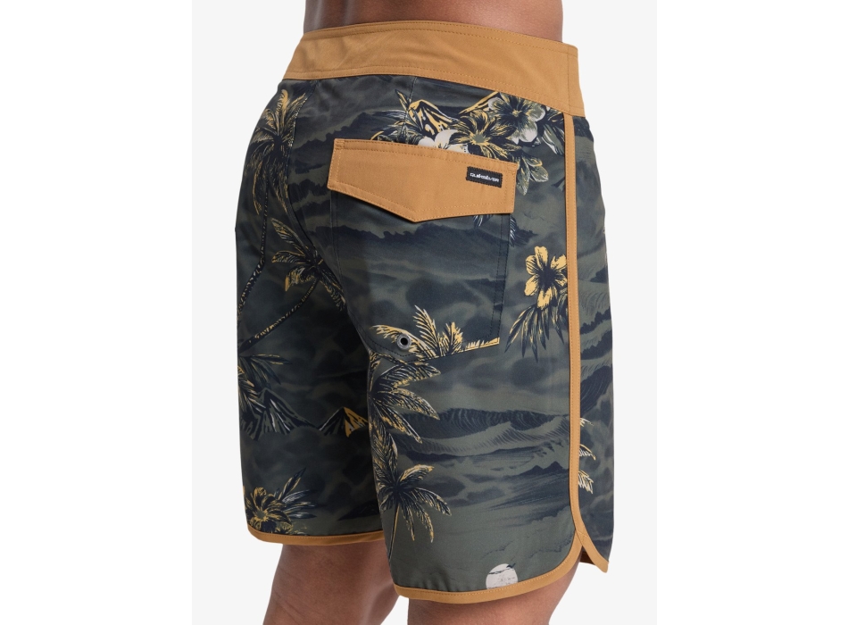 QUIKSILVER BOARDSHORTS SURFSILK SCALLOP 18" DARK NAVY TIJUANA