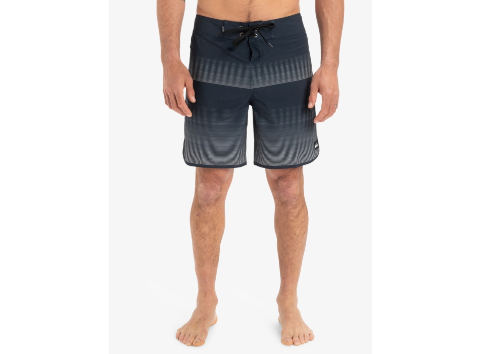 QUIKSILVER BOARDSHORTS SURFSILK SCALLOP 18" DARK NAVY TIJUANA