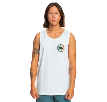 QUIKSILVER CANOTTA LONG FADE TANK WHITE