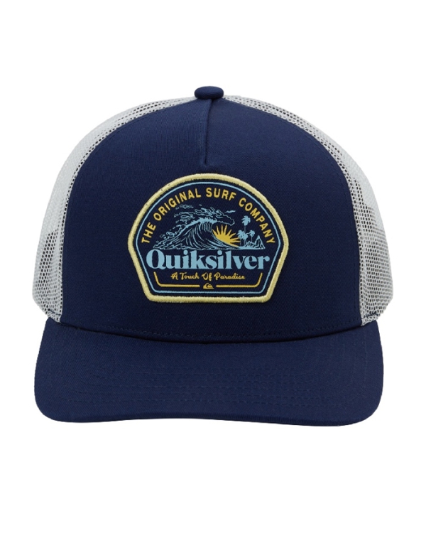 QUIKSILVER CAPPELLINO SUNSET WAVE NAVY BLAZER