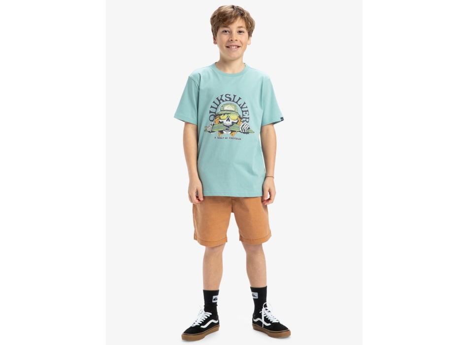 QUIKSILVER EV SKULL FEAST T-SHIRT RAGAZZO 8-16 ANNI