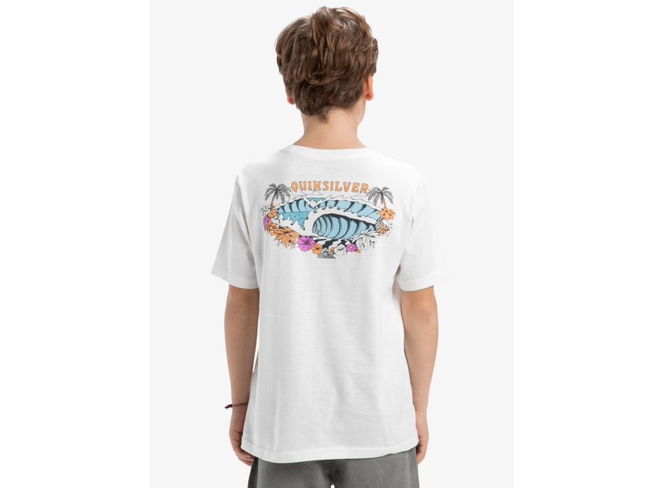 QUIKSILVER EVO AQUA WILD T-SHIRT RAGAZZO 8-16 ANNI