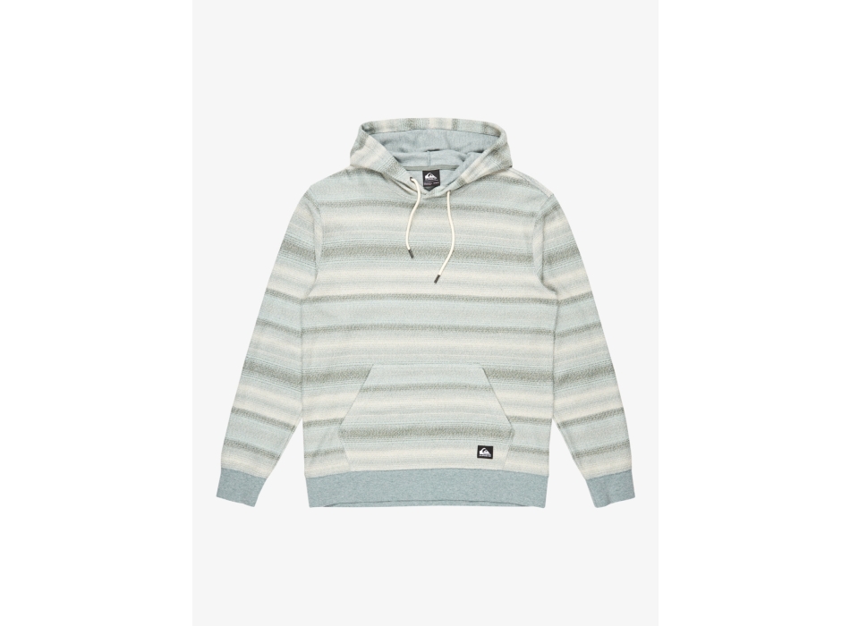 QUIKSILVER FELPA GARZATA GREAT OTWAY CAPPUCCIO ABBEY STONE GREY OTWAY