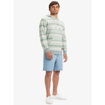 QUIKSILVER FELPA GARZATA GREAT OTWAY CAPPUCCIO ABBEY STONE GREY OTWAY