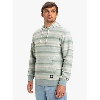 QUIKSILVER FELPA GARZATA GREAT OTWAY CAPPUCCIO ABBEY STONE GREY OTWAY