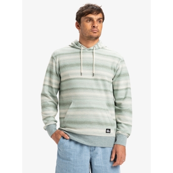 QUIKSILVER FELPA GARZATA GREAT OTWAY CAPPUCCIO ABBEY STONE GREY OTWAY
